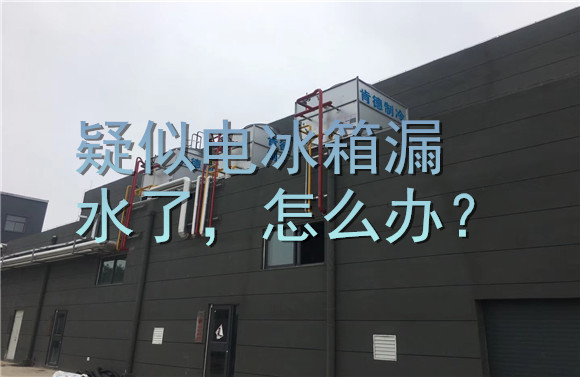 疑似電冰箱漏水了，怎么辦？